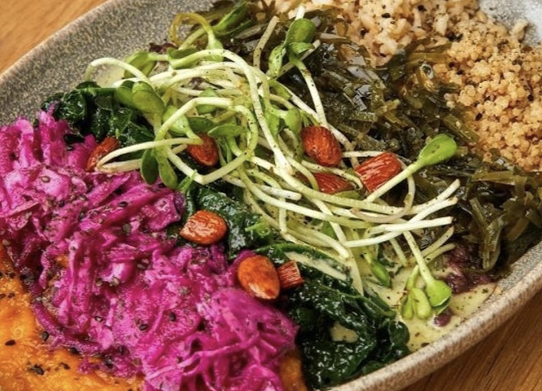 Cafe Gratitude signature dishes "I Am Humble" Bowl
"I Am Blessed" Bowl
"I Am Grateful" Bowl